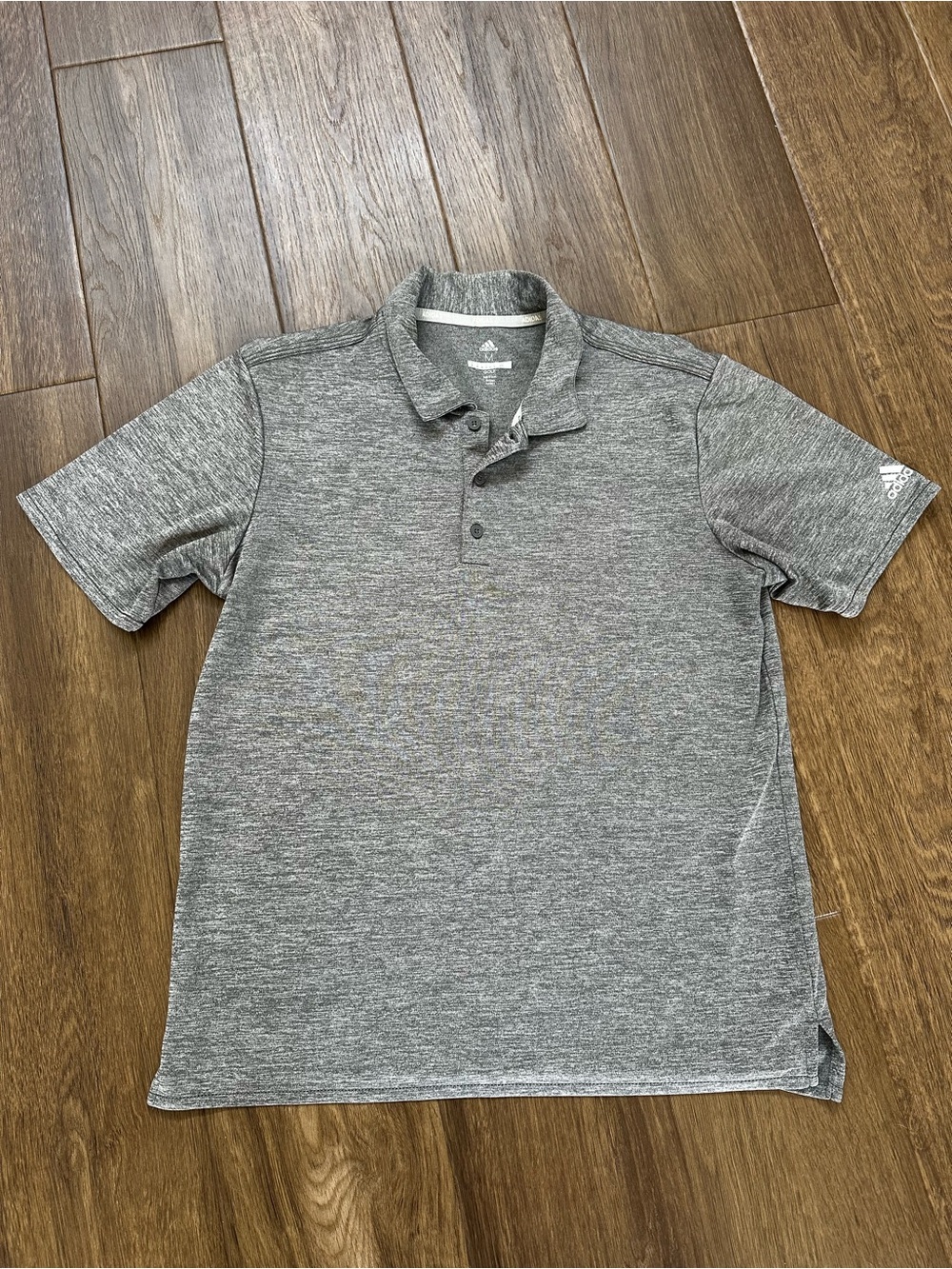 Adidas Men’s Grey Heather Golf Polo Shirt